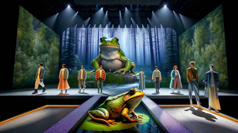 „Kiss no Frog“ auf der Volksbühne Übersee. Chaos garantiert