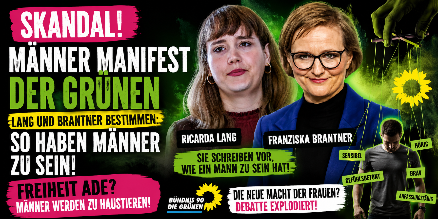 Männer Manifest der Grünen