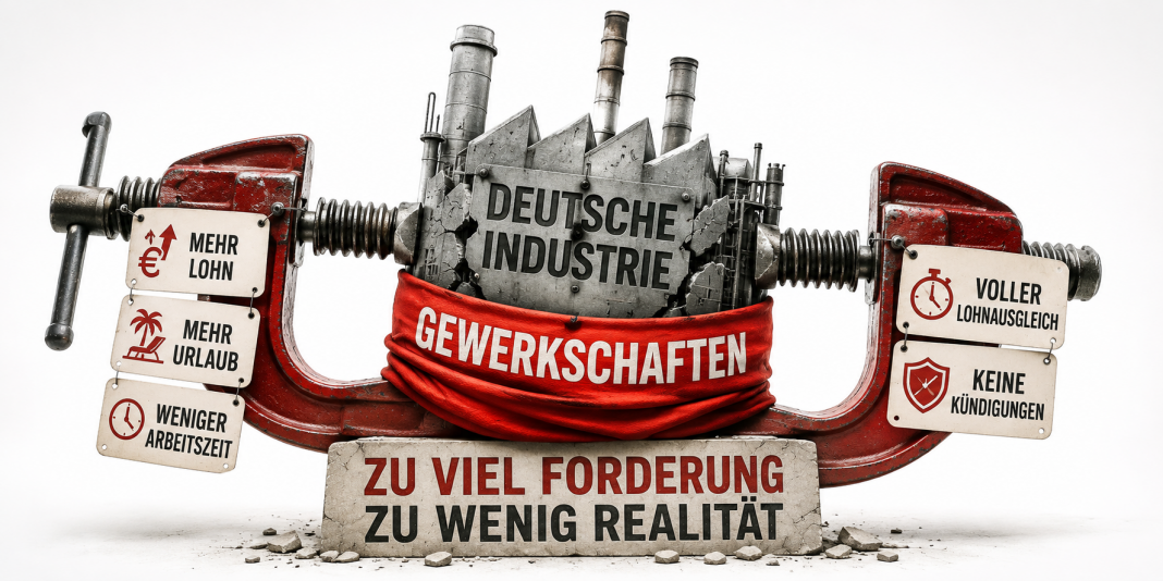 Gewerkschaftsversagen. Wie Deutschlands Industrie zu Tode geschützt wird Gewerkschaftsversagen