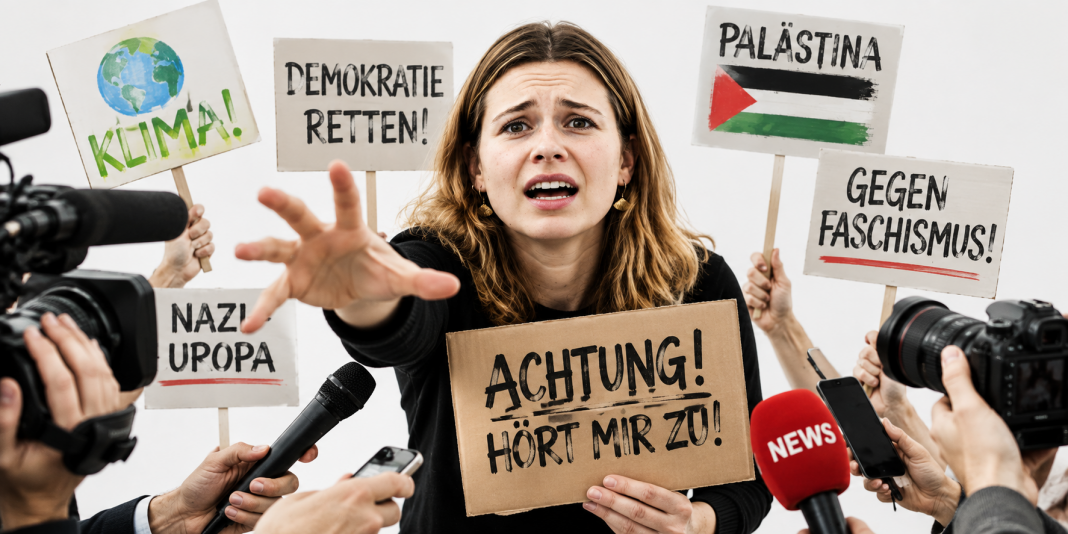 Enthüllt! Neubauers Aufmerksamkeitssuche führt vom Klima über Palästina bis zum Nazi Uropa Neubauers Aufmerksamkeitssuche