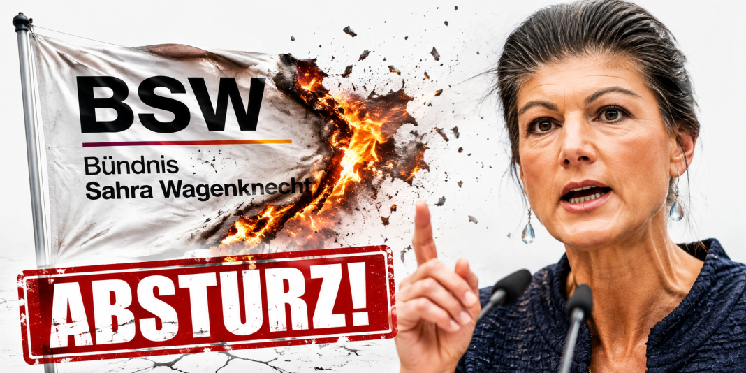 Extremer BSW Absturz. Wagenknechts Partei kämpft gegen den politischen Untergang BSW Absturz