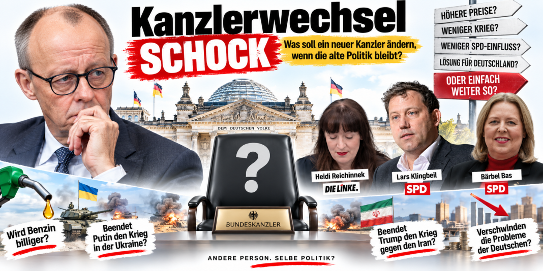Kanzlerwechsel? Was soll ein neuer Kanzler ändern wenn die alte Politik bleibt? Kanzlerwechsel