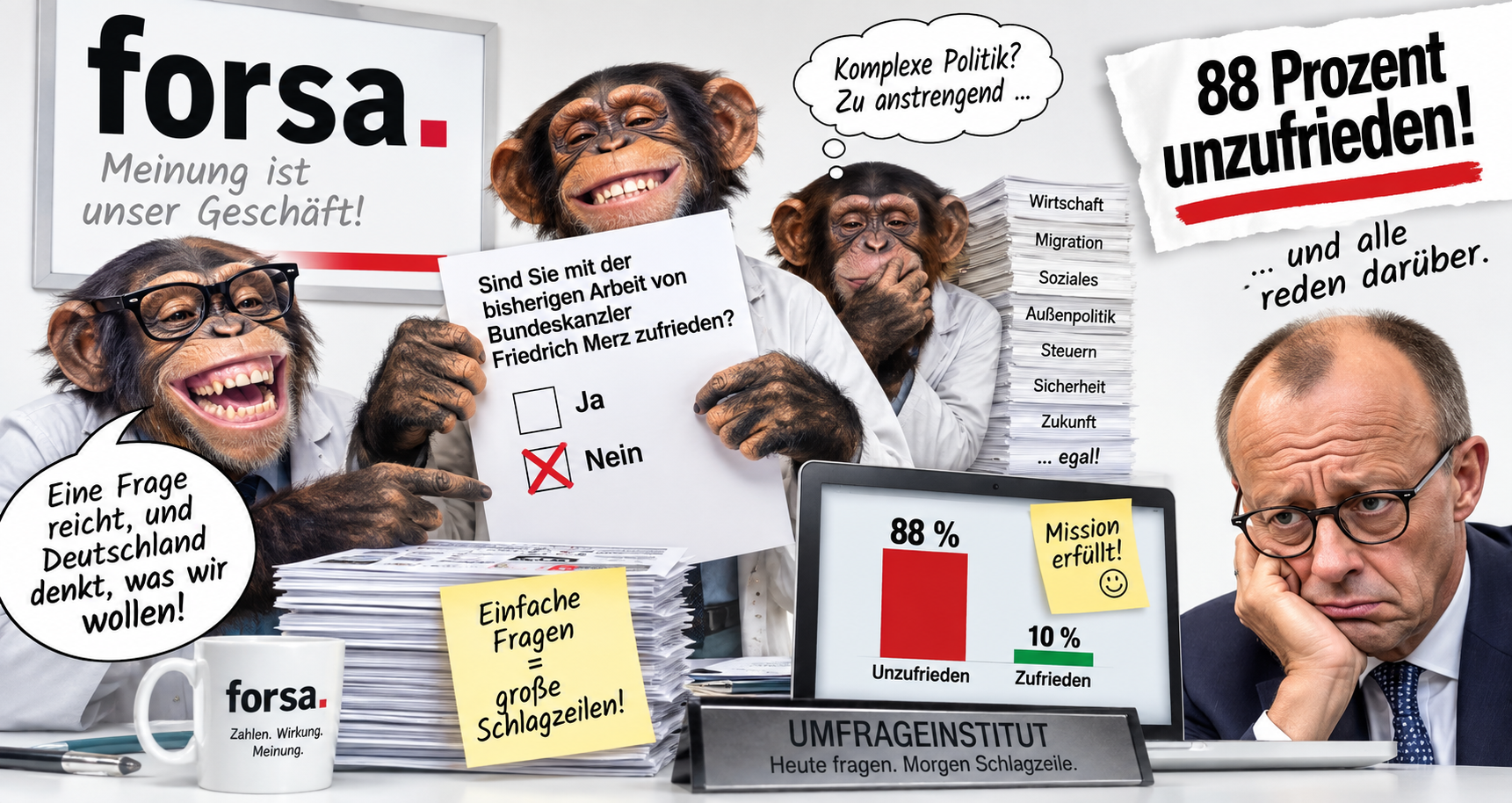 Umfragewerte Friedrich Merz
