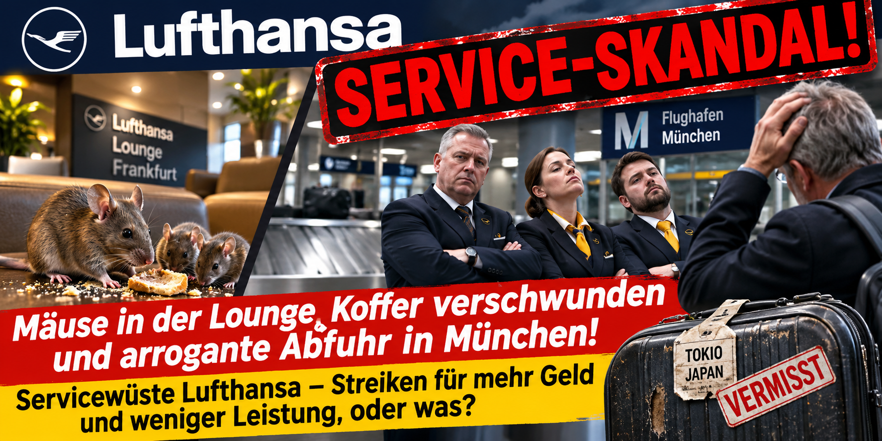 Servicewüste Lufthansa