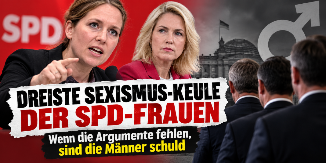 Dreiste Sexismus-Keule einer SPD-Frau! Wenn die Argumente fehlen, sind die Männer schuld sexismus-keule